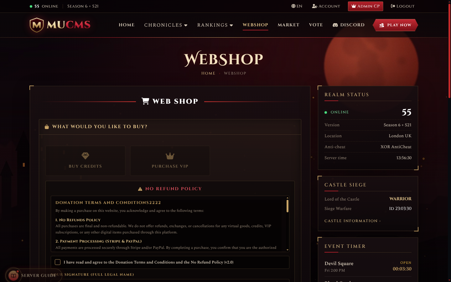 Webshop