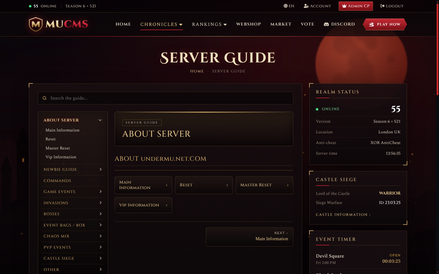 Server Guide