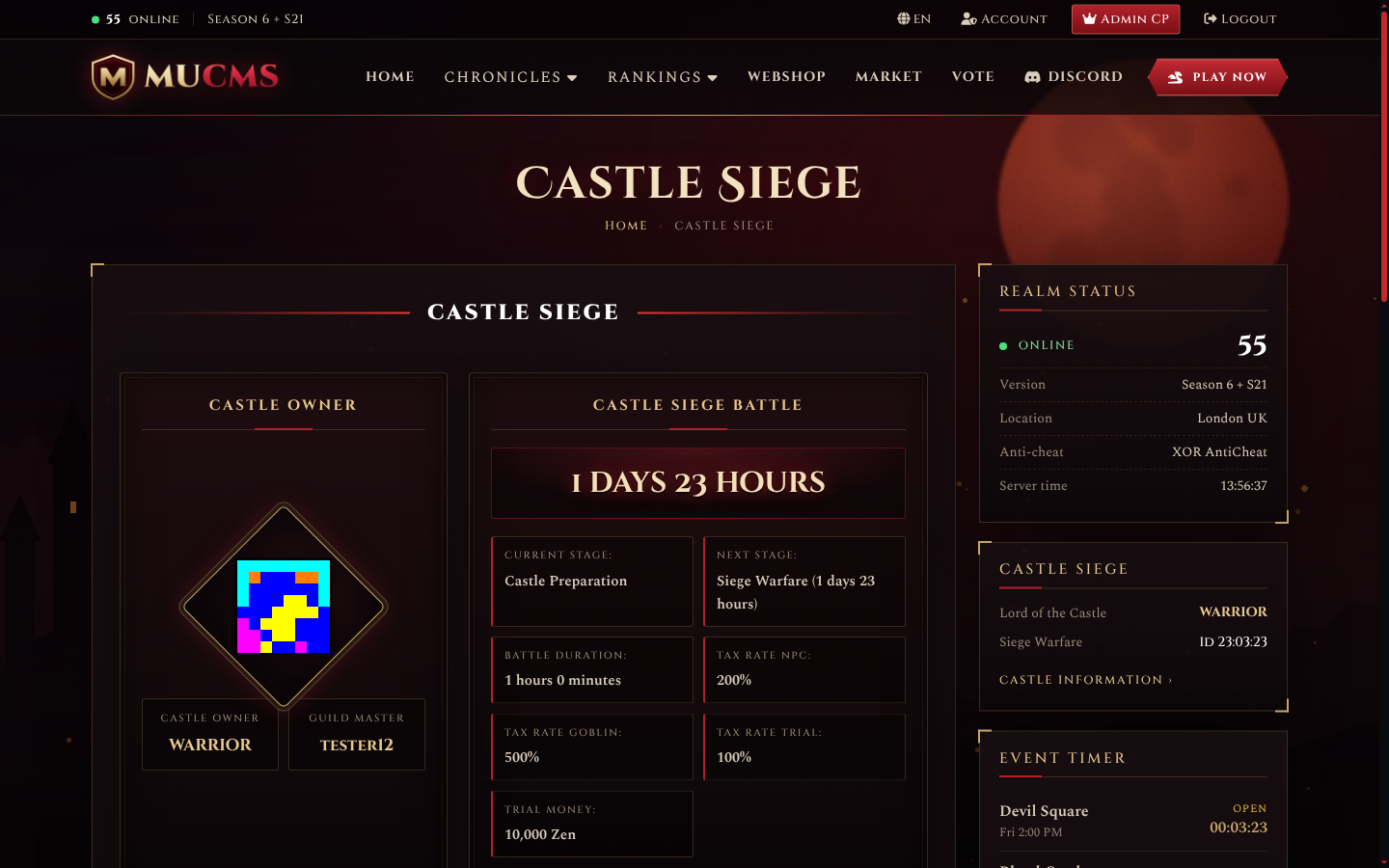 Castle Siege